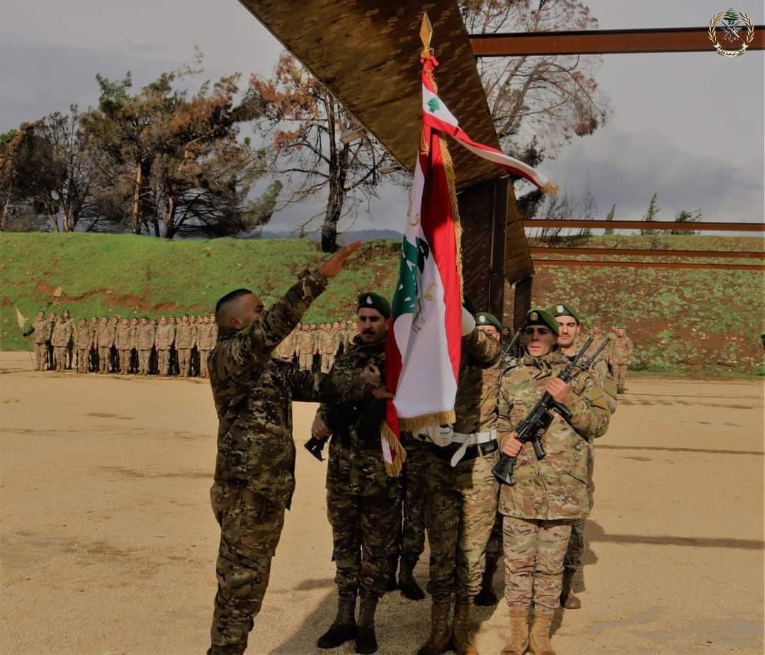 حفل تقديم جنود متمرنين ومجندين ممدّدة خدماتهم إلى العلم