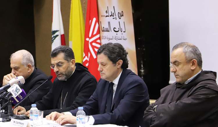 المكاري خلال إطلاق كاريتاس لحملة الصوم