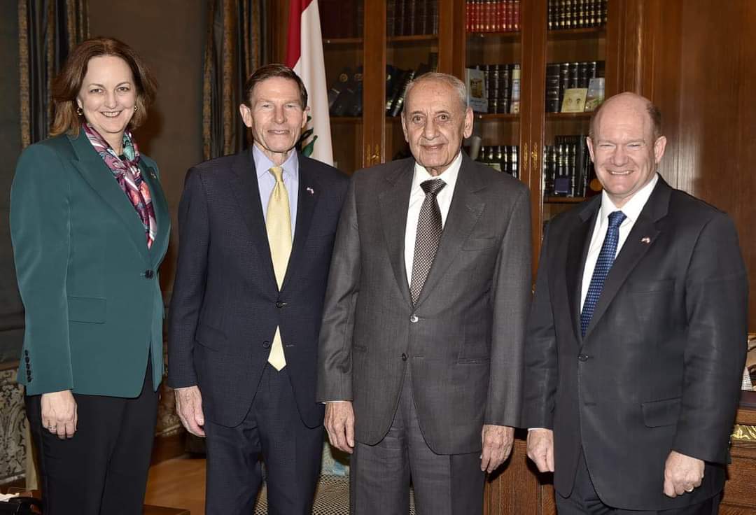 وفد من الكونغرس التقى برّي 