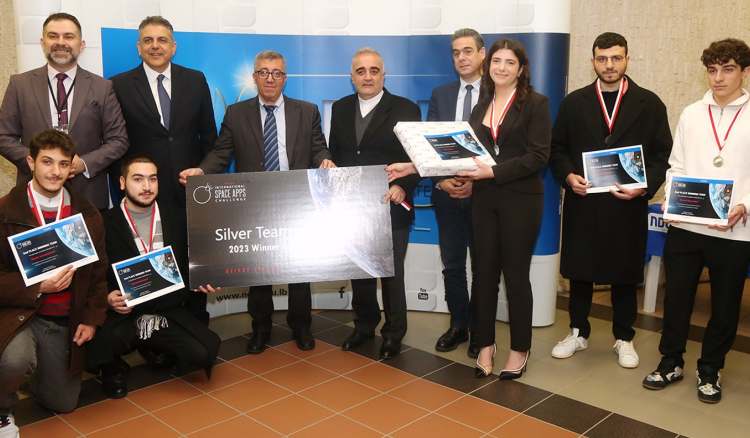 احتفال بتوزيع جوائز "تحدّي تطبيقات الفضاء، ناسا – بيروت" في جامعة سيّدة اللويزة