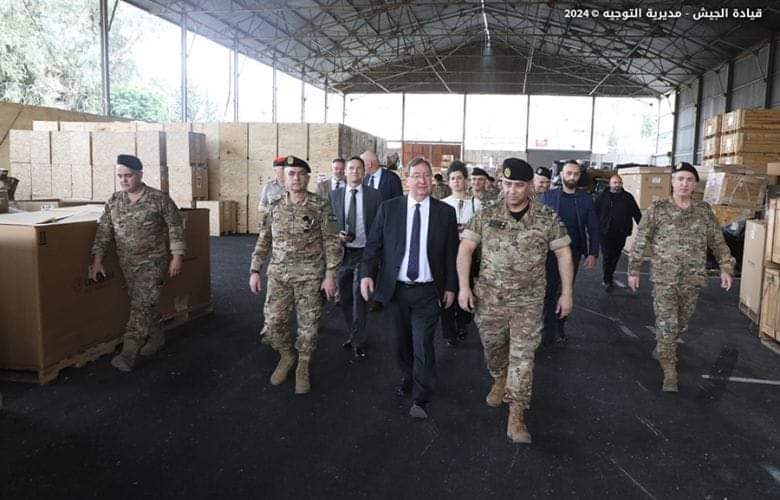 حفل تسلّم هبة مقدمة من السلطات  البريطانية إلى الجيش اللبناني