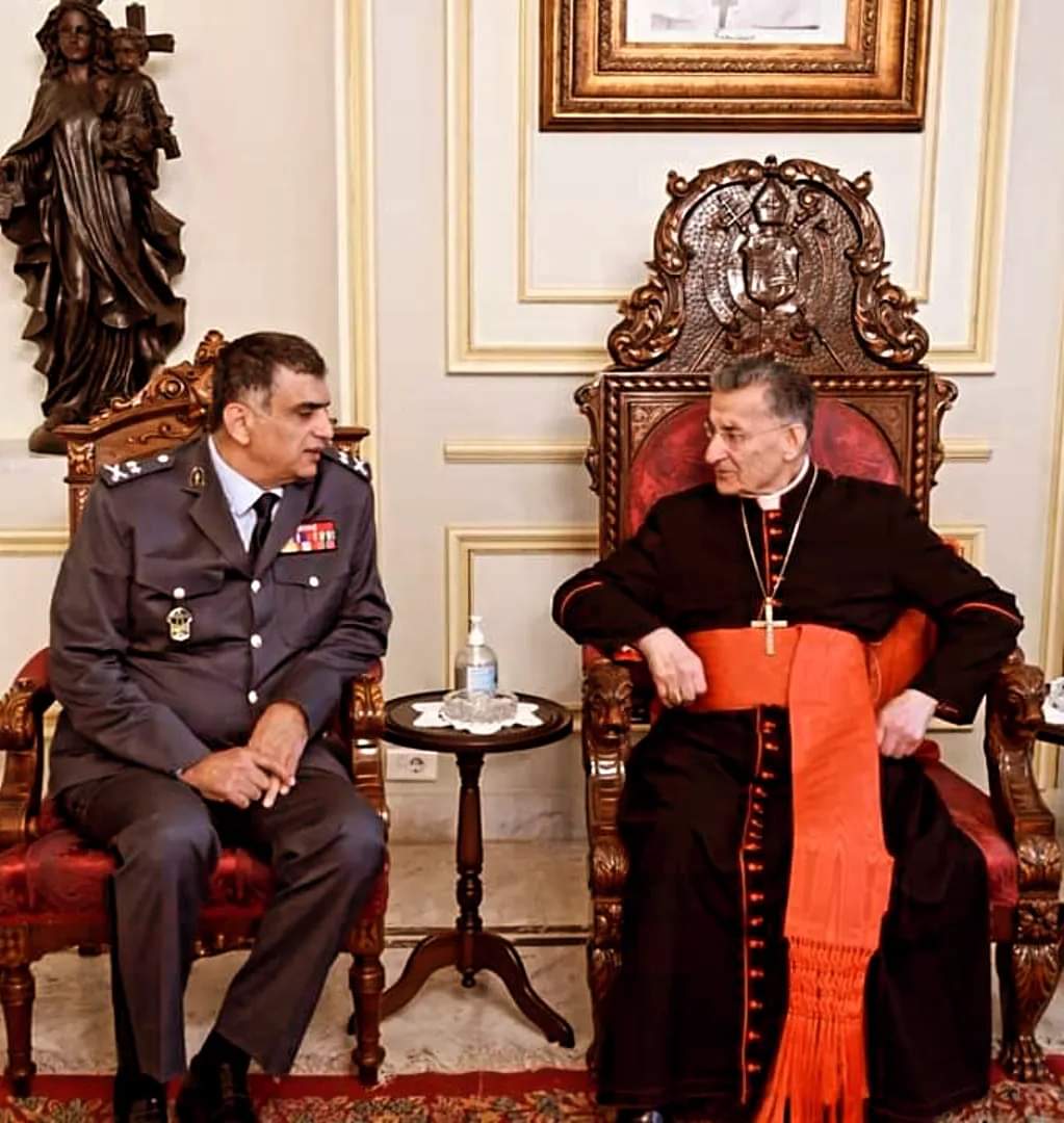 اللواء عثمان زار غبطة البطريرك مار بشارة بطرس الراعي