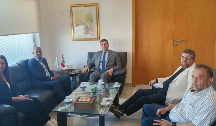 الحاج حسن بحث مع وفد من الـ UNDP في سلامة الغذاء