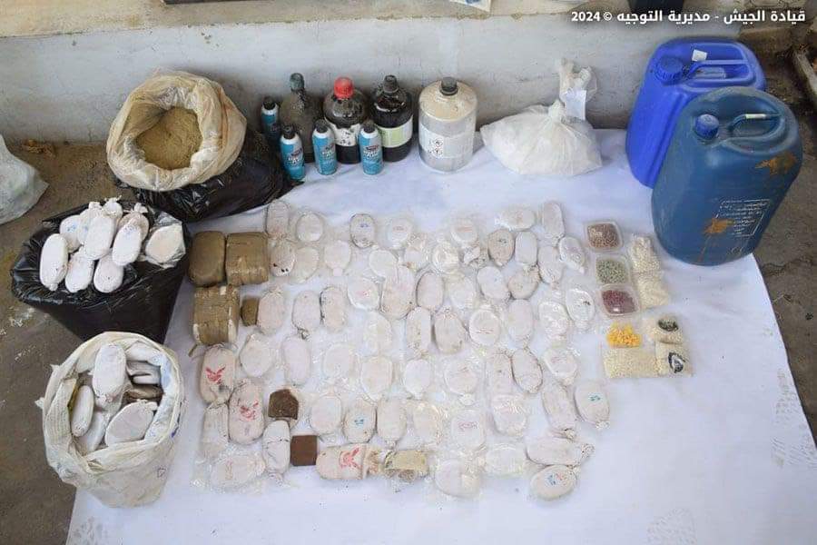 مديرية المخابرات داهمت في البقاع عدد من تجار المخدرات