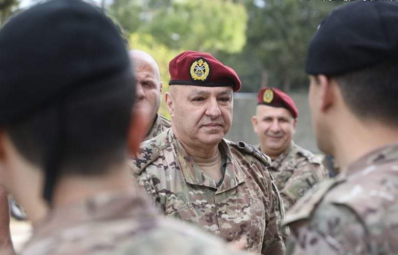 قائد الجيش إلى الولايات المتحدة الأميركية