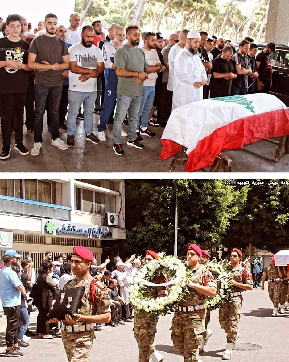 في مأتم مهيب: الجيش شيّع المجند الشهيد عبد السلام محمد شرف