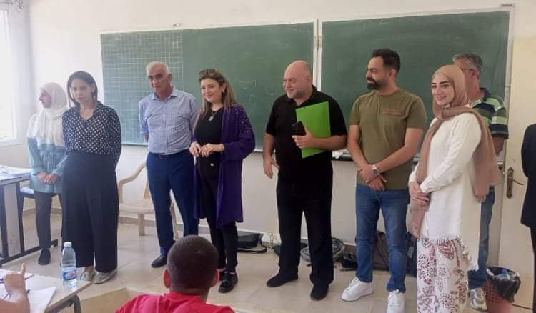 هنادي بري من النبطية إلى الطلاب: في وقت تأتون فيه إلى مراكز الإمتحانات طلاب الع`دو يختبئون ويخافون الذهاب إلى المدارس