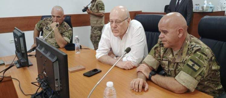 ميقاتي جال في الجنوب وأمل عدم توسع الحرب: المقاومة تقوم بواجبها والحكومة كذلك وهدفنا أن نحمي البلد