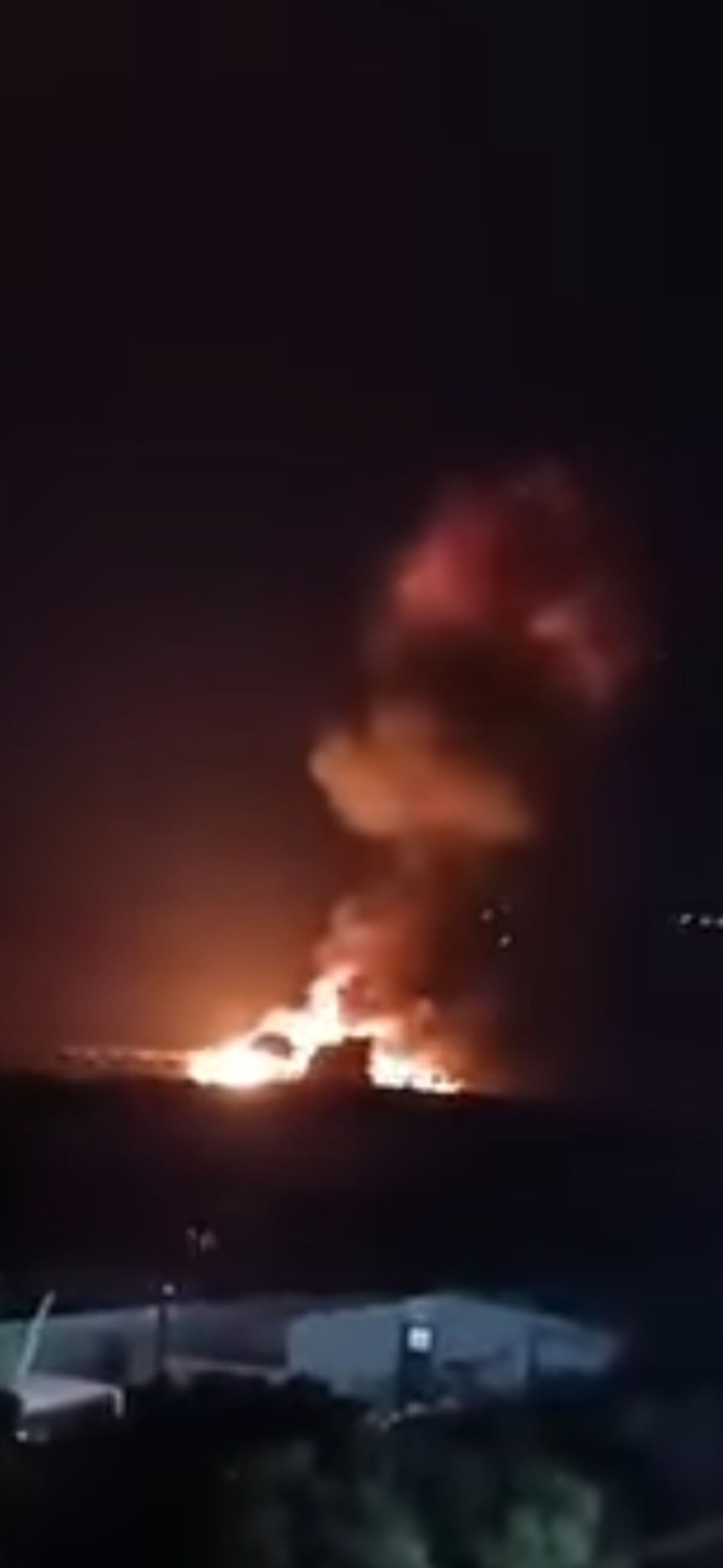 انفجار يهز بلدة شبيبة خراج بلدة الهيشة والسبب انفجار صهريج غاز