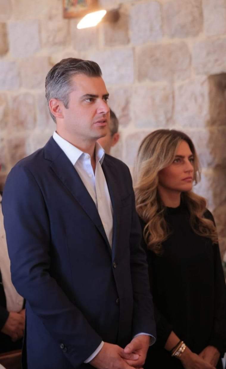 احياء ذكرى ولادة الشهيد طوني فرنجيه ورحيل روبير فرنجيه في مار سمعان اهدن