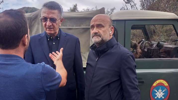 أبي رميا عاين مكان سقوط الصاروخ بخراج إهمج: ندعو المجتمع الدولي لوضع حد لآلة القتل الإسرائيلية