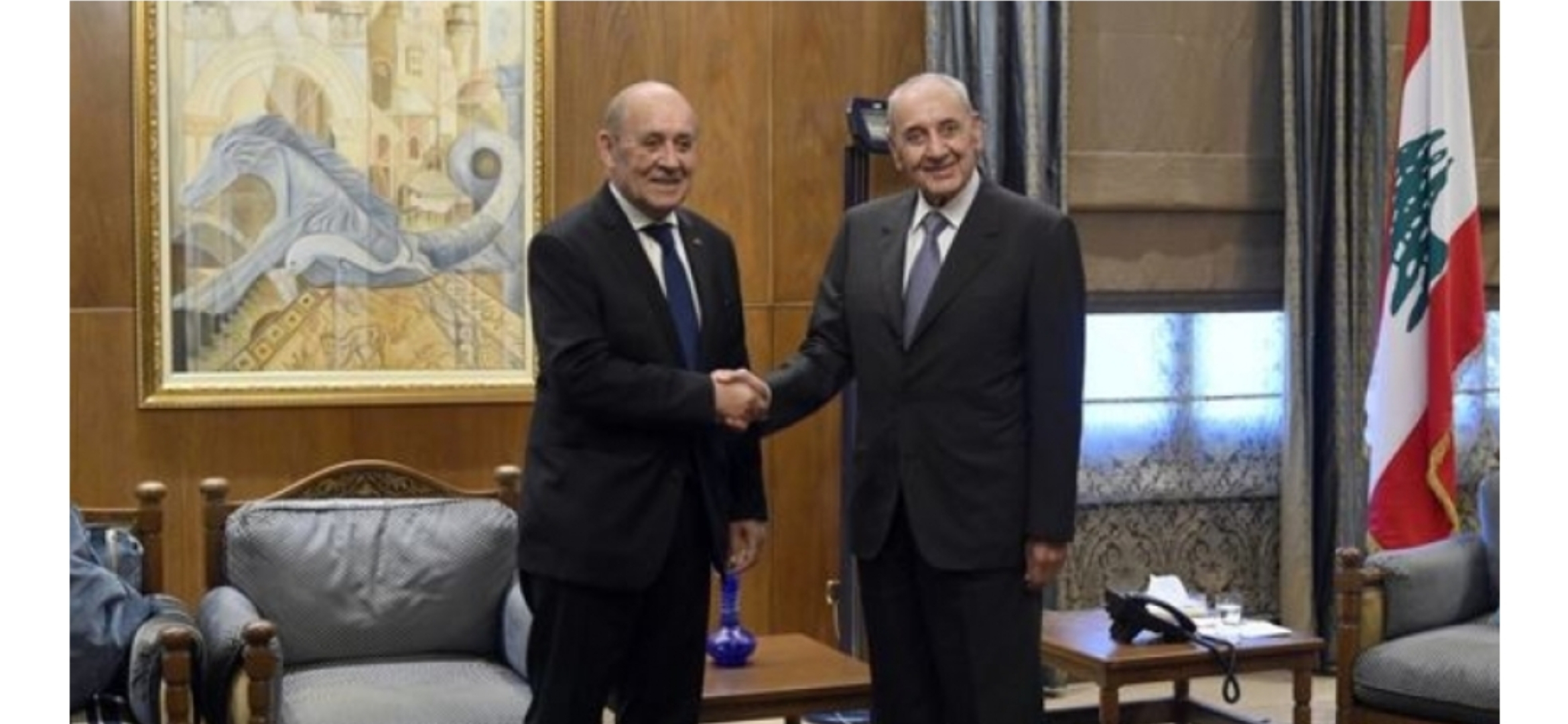 اخر التطورات بين بري ولودريان