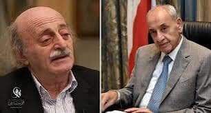 الرئيس بري   : جنبلاط أخلص الخلصاء