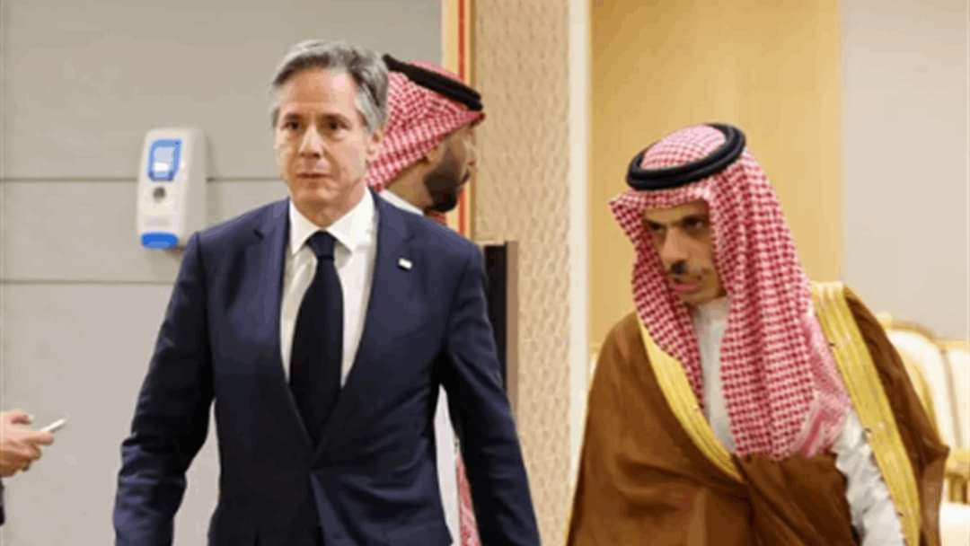 وزيرا خارجية السعودية وأميركا يبحثان ملفي لبنان وغ.زة