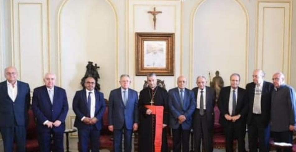 السنيورة من بكركي