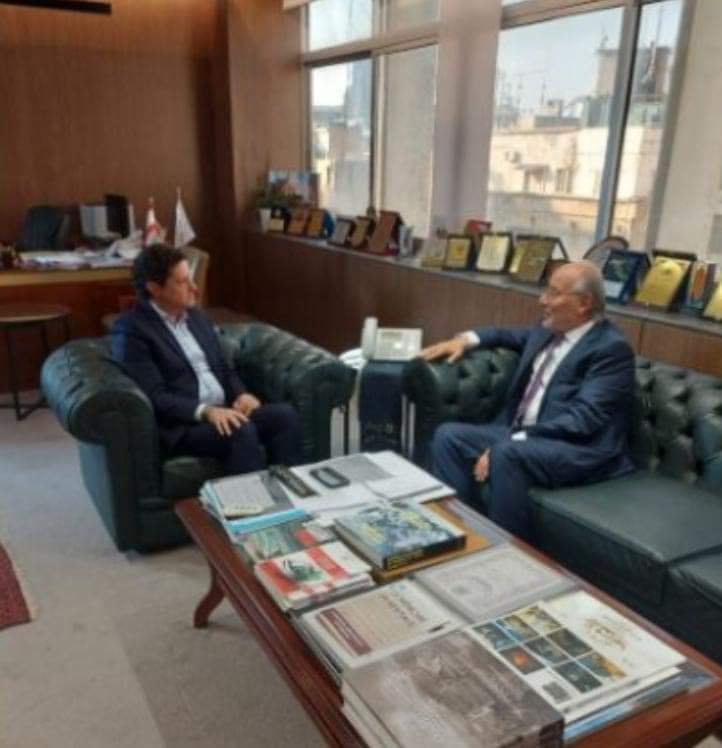 المكاري بحث مع الحلبي في شؤون عامة