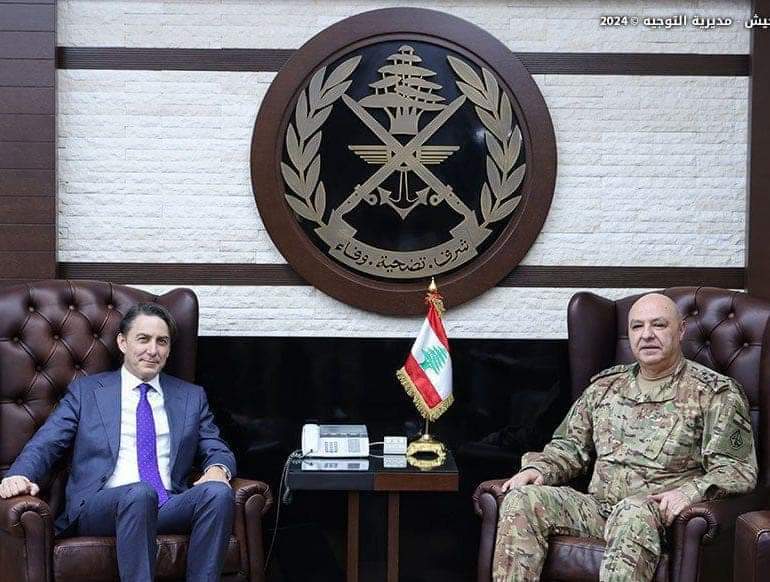 قائد الجيش استقبل هوكشتاين