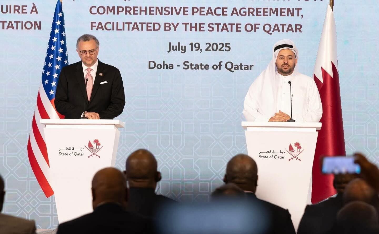 الدكتور مسعد بولس: الولايات المتحدة ملتزمة بدفع عجلة التقدّم وتشكر قطر على دورها في تعزيز السلام
