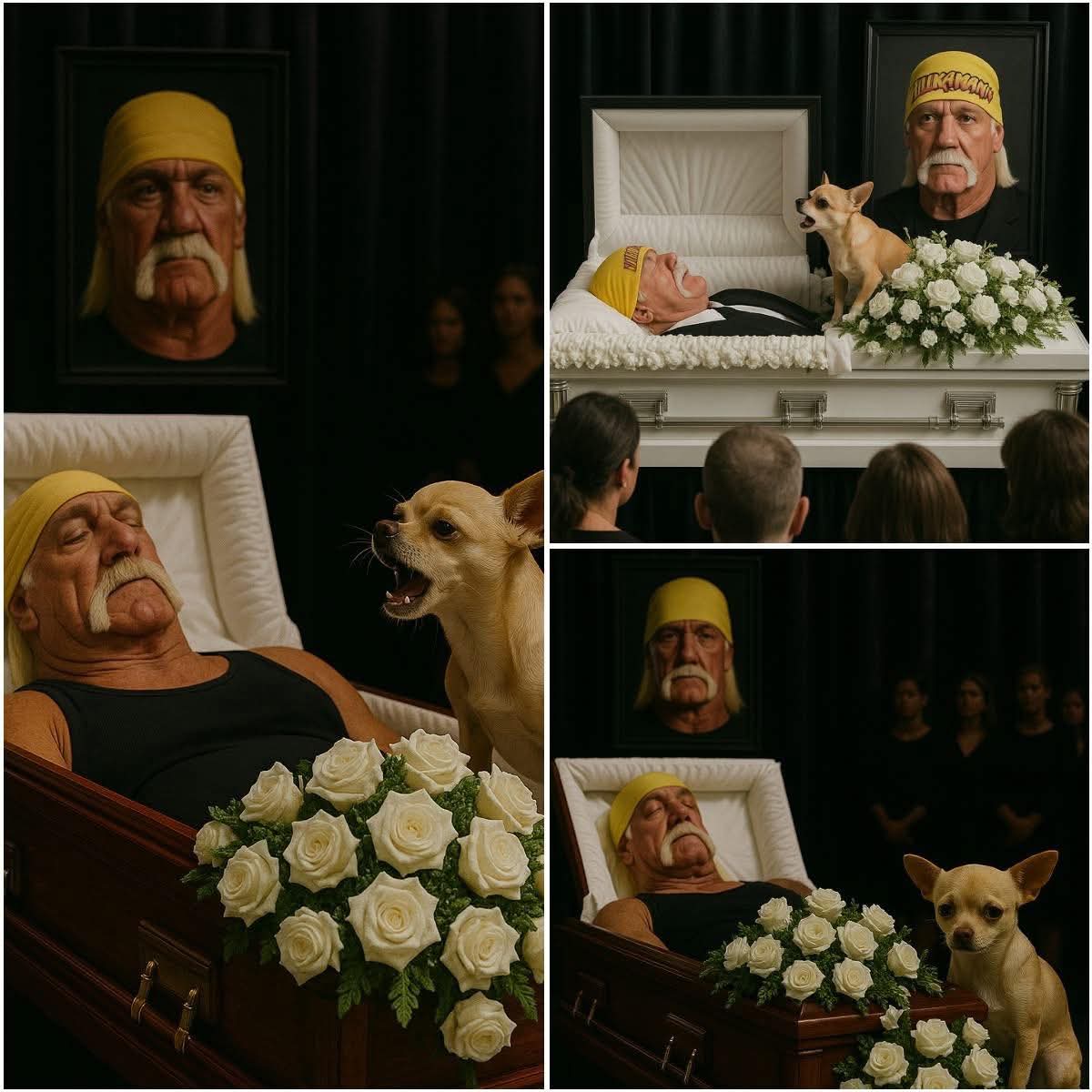 الوداع الأخير لأسطورة WWE هالك هوجان،