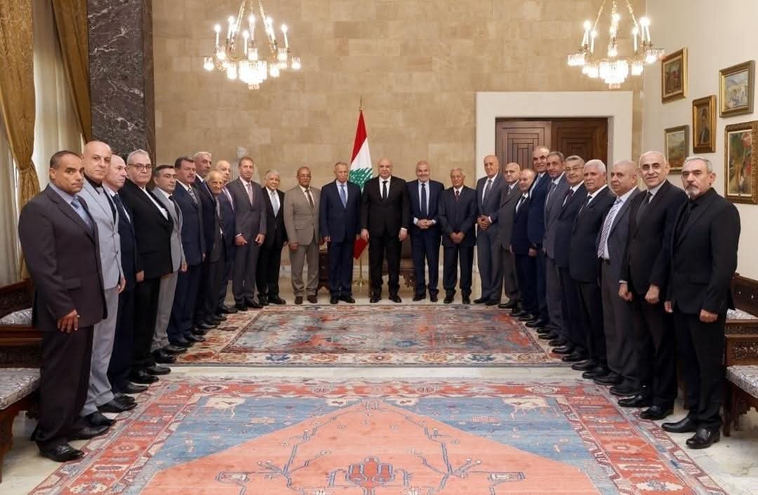 الرئيس عون استقبل رابطة قدماء القوى المسلحة اللبنانية
