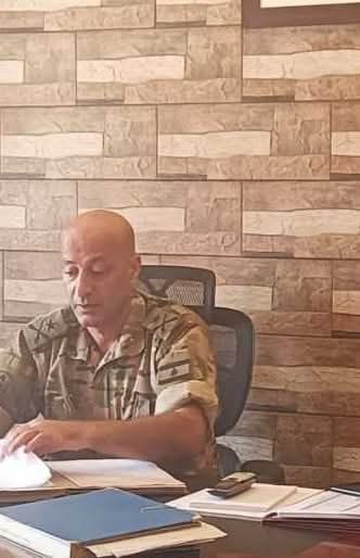 للعميد ماهر رعد توليه منصبه الجديد في مفتشية وزارة الدفاع الوطني