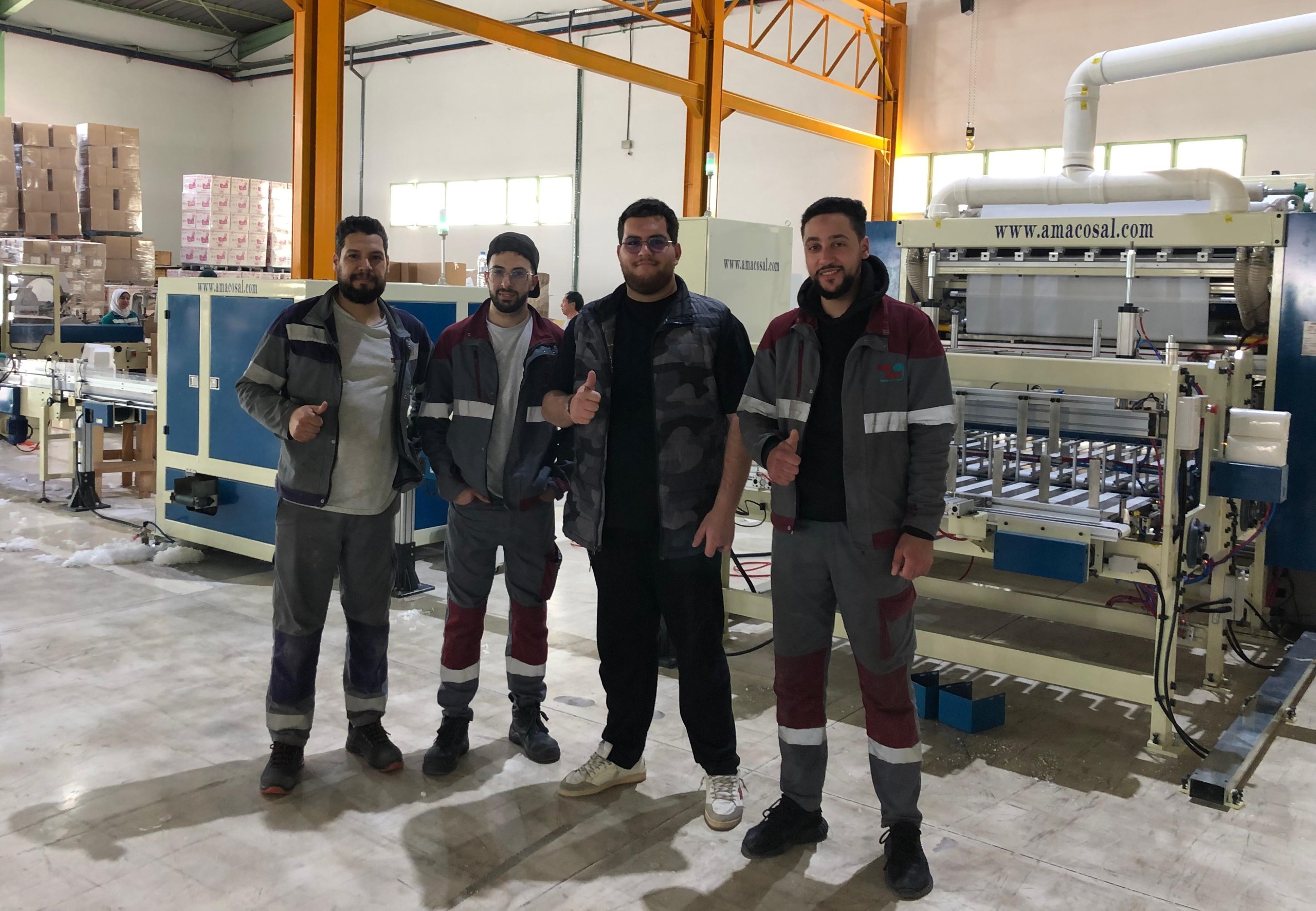 سيبات” المغربية و”أماكو” اللبنانية: تعاون استراتيجي وأتمتة شاملة لخطوط إنتاج المناديل الورقية