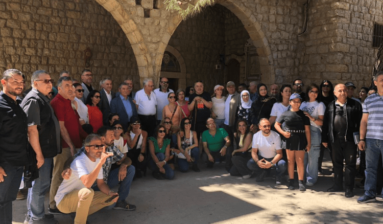 نقيب المهندسين زار راشيا واطلع على معالمها التراثية والتاريخية