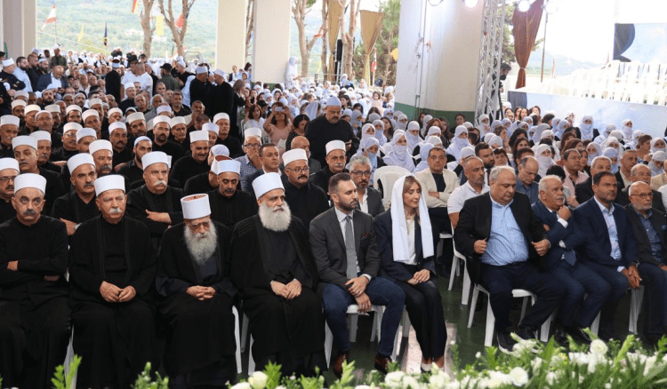 شيخ العقل وتيمور جنبلاط في احتفال العرفان المركزي
