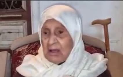 أكبر معمّرة في البلدة عن عمرٍ مديد بلغ 120 عامًا