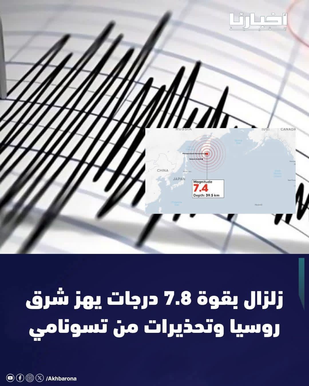هزّ زلزال قوي