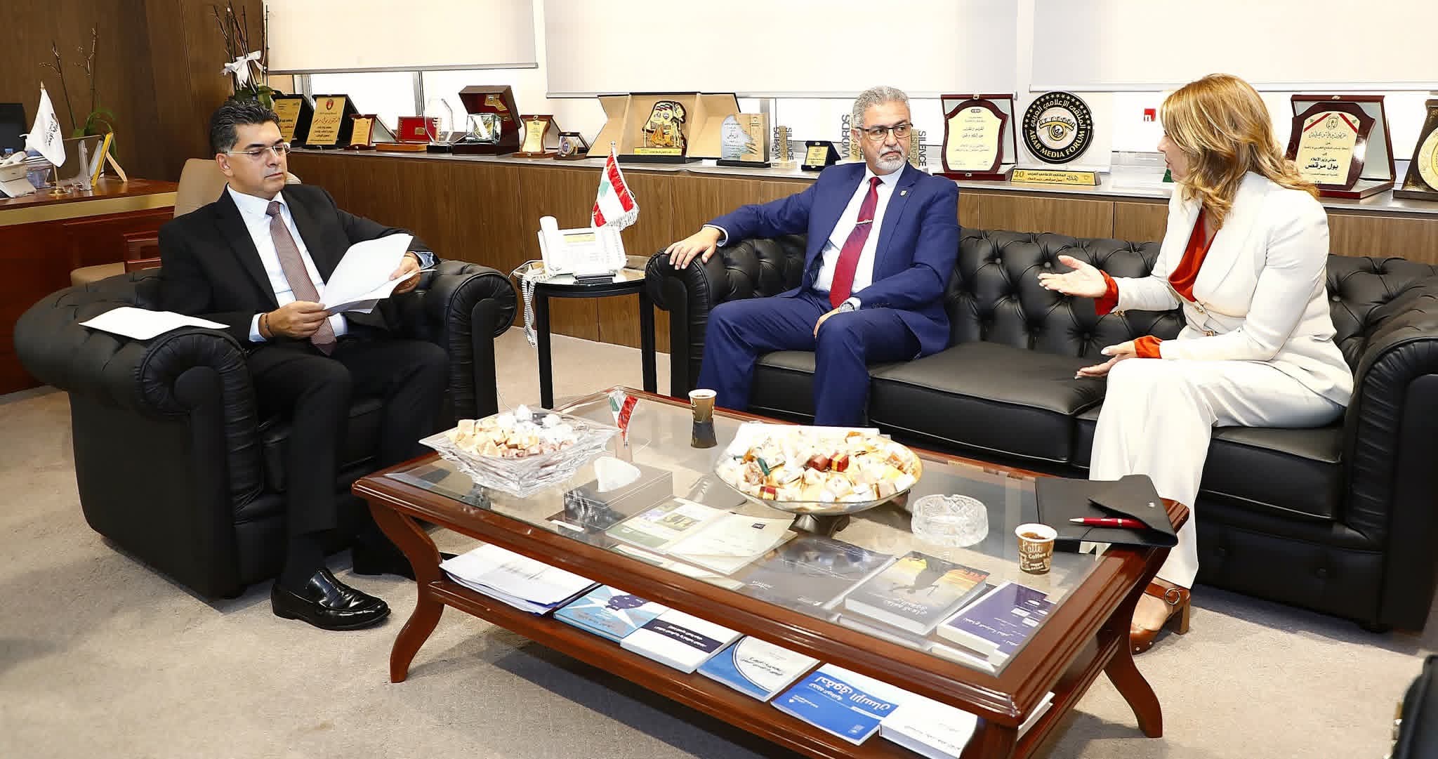 مرقص بحث وعبد السلام في التعاون مع جامعة بيروت العربية