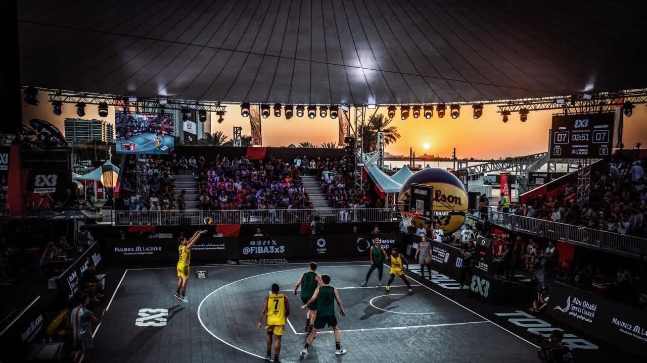 أبو ظبي تستضيف الجولة العالمية لكرة السلة الثلاثية