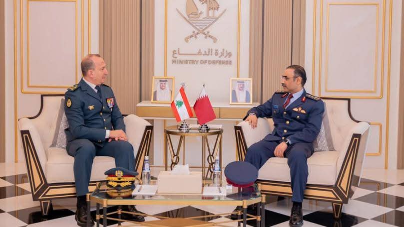 قائد الجيش العماد رودولف هيكل في زيارة  لدولة قطر