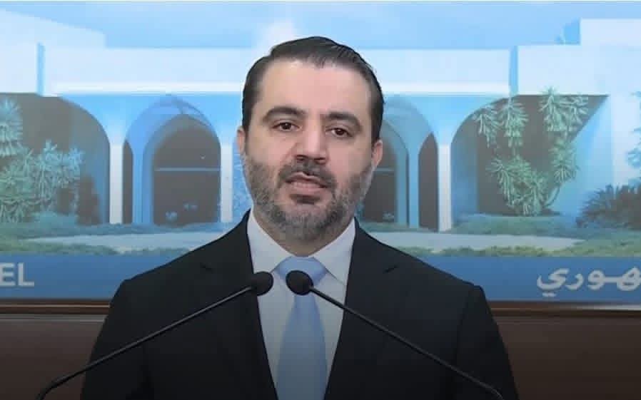 وزير الخارجية السورية أسعد الشيباني من قصر بعبدا: