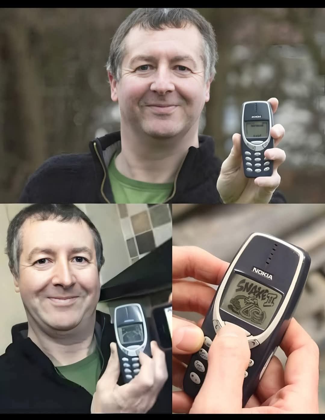 هاتفه القديم Nokia 3310
