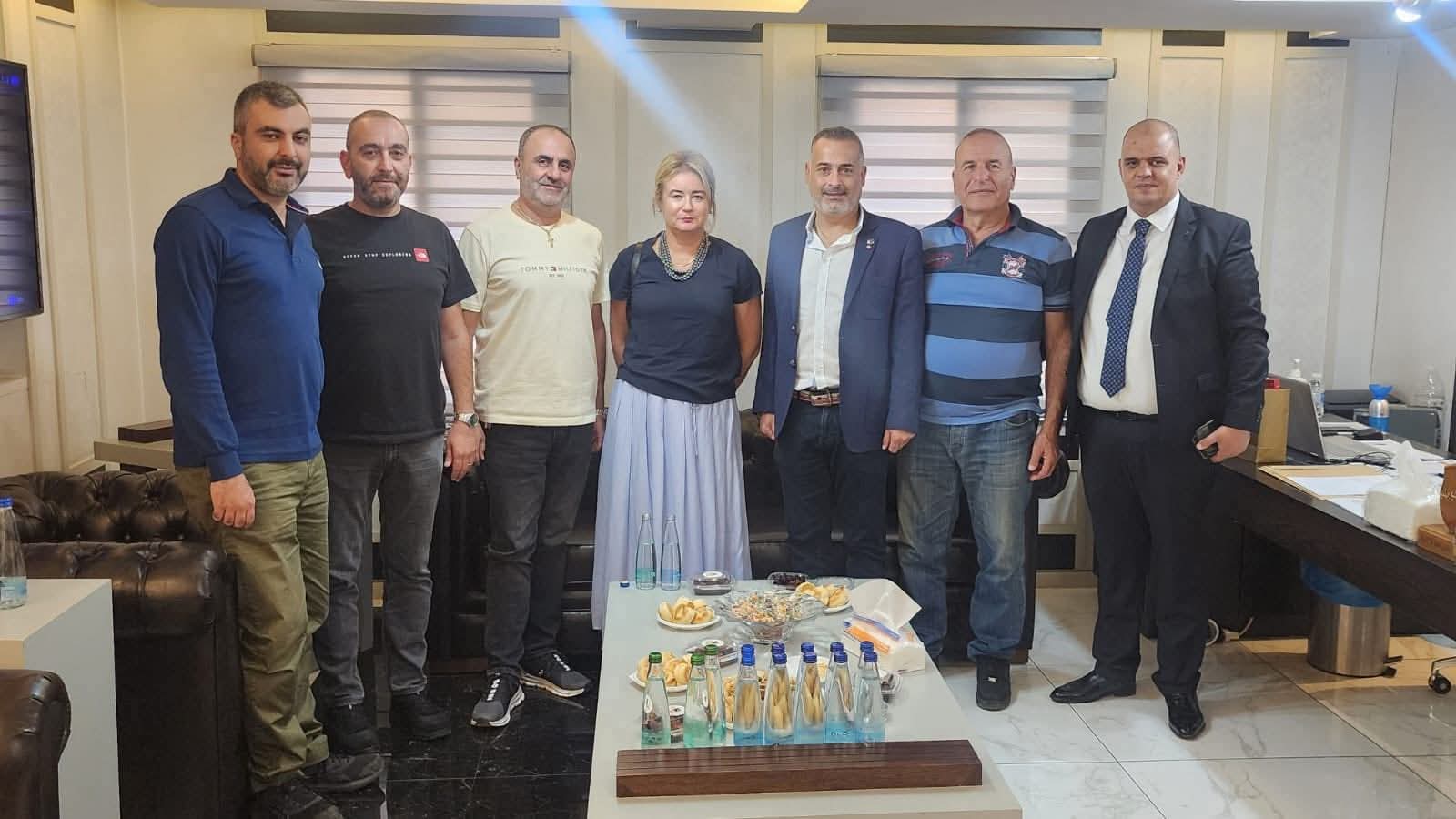 استقبل رئيس بلدية قاع الريم و رئيس مجلس ادارة شركة مياه بردوني "غسان صليبا