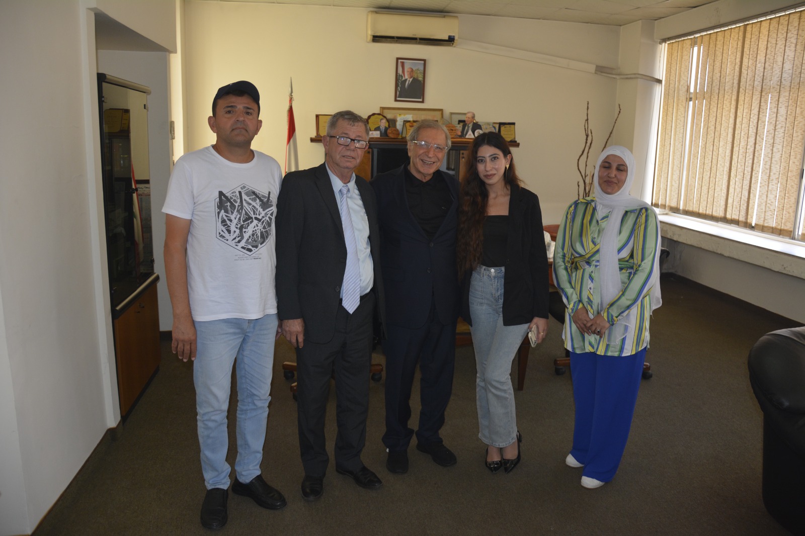 محفوظ التقى وفدا من اعلاميي الجنوب