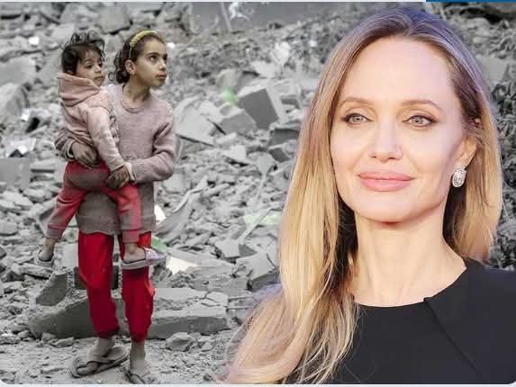أنجلينا جولي تعتزم إنشاء قرية لإغاثة الأيتام في غزة