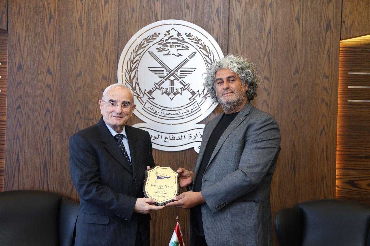 رئيس الاتحاد اللبناني لليخوت زار وزير الدفاع الوطني