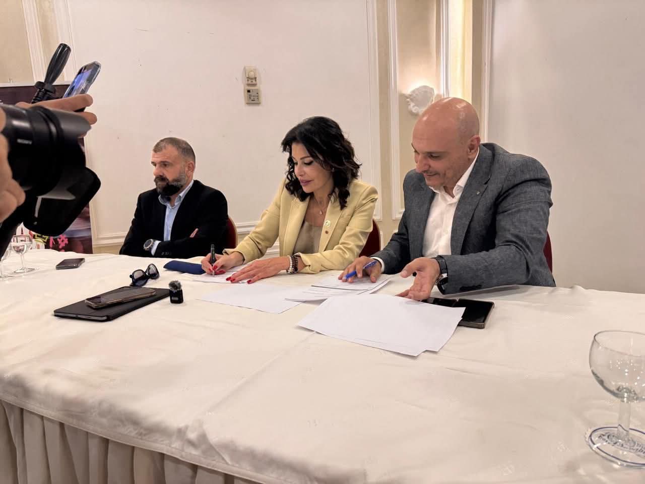 توقيع مذكرة تفاهم مع رئيسة ومؤسسة جمعية ماراثون بيروت السيدة مي خليل.