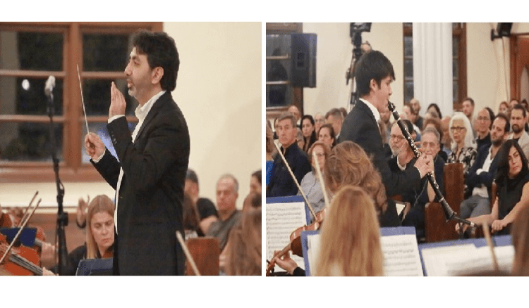 الأوركسترا الفلهارمونية في أمسية العبقرية والتعبيرمع المايسترو العالمي كريم سعيد وعازف الكلارينيت إبراهيم الشيخ