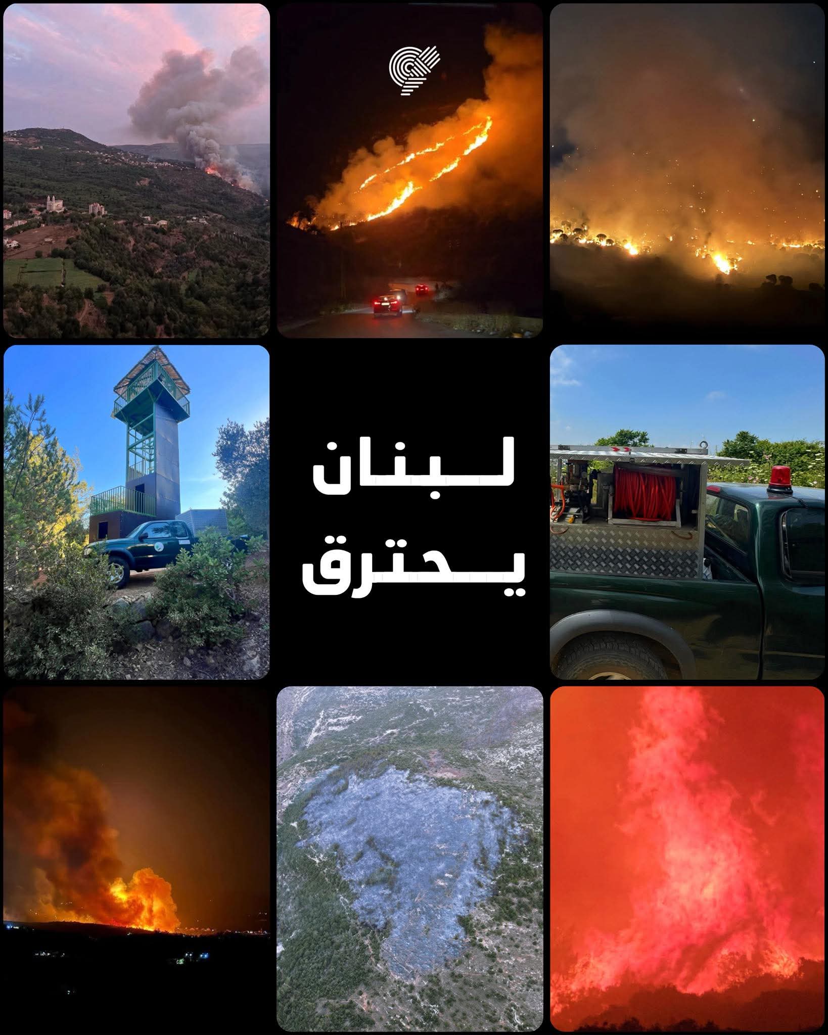 والتهمت مساحاتٍ واسعة من غابات لبنان. من حرائق بكاسين