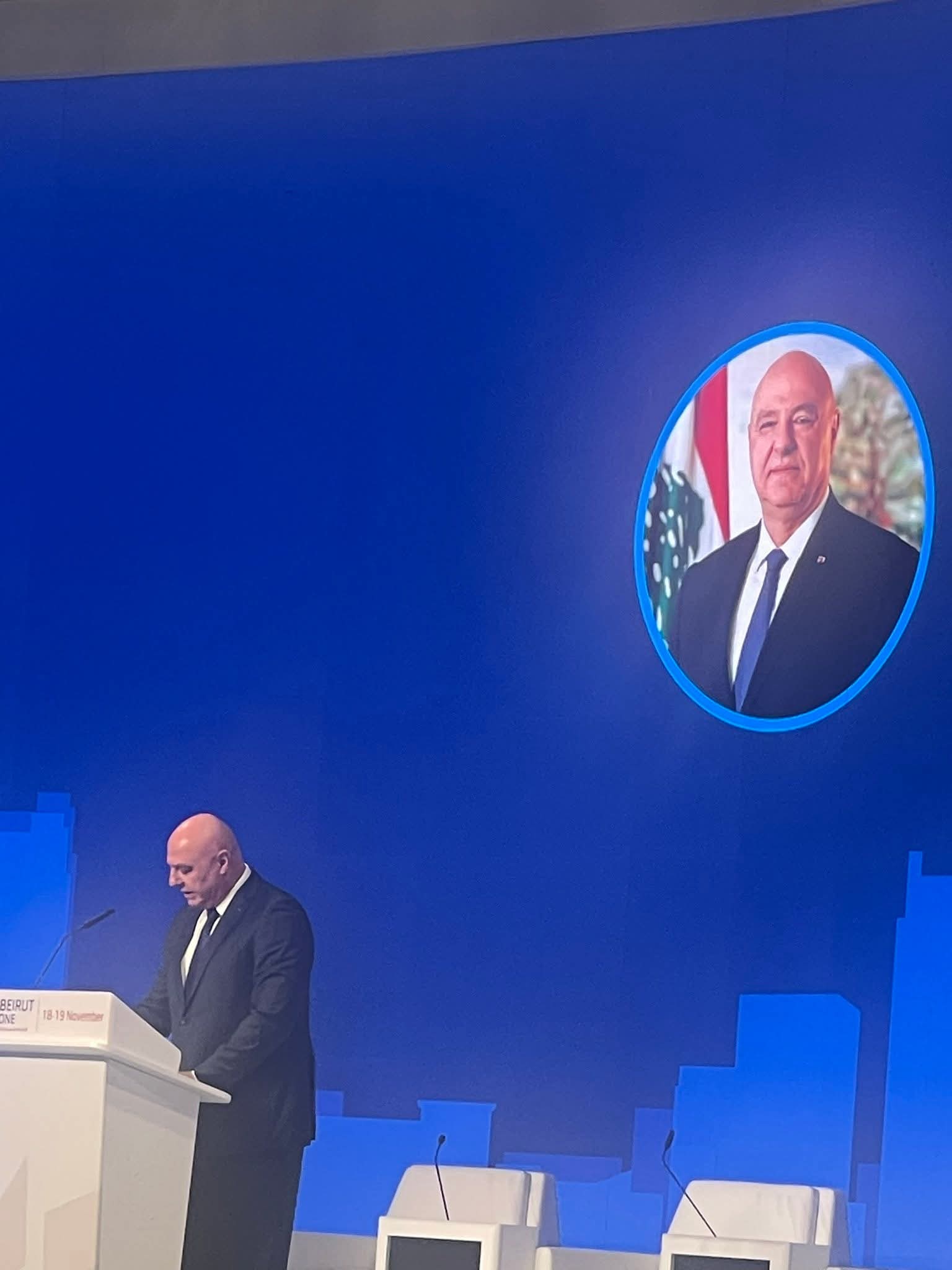 رئيس الجمهورية في افتتاح مؤتمر "بيروت واحد "