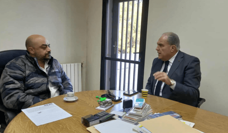 رئيس بلدية روم عرض الأوضاع التربوية مع المدير العام لجامعة AUST في صيدا