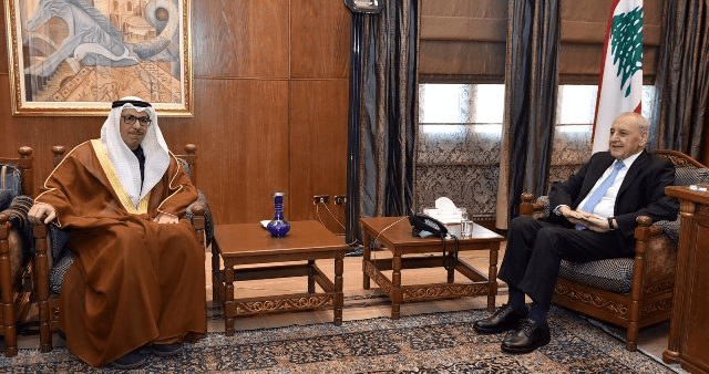 بري إستقبل بن فرحان وسفير الإمارات ومسؤولا أمميا