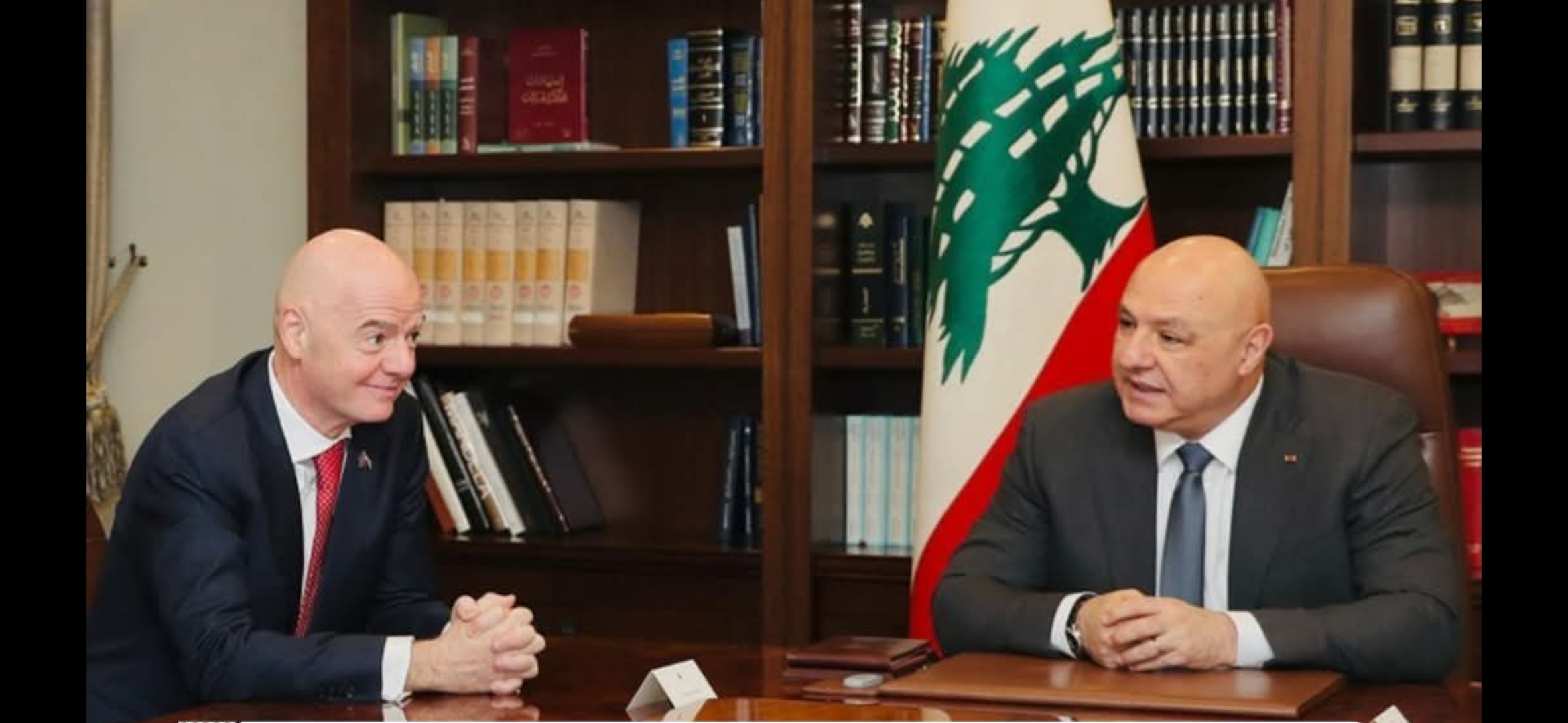 منح الجنسية اللبنانية لرئيس الاتحاد الدولي لكرة القدم