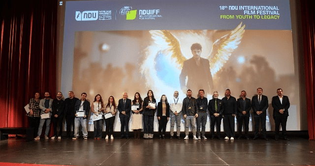 حفل اختتام مهرجان جامعة سيدة اللويزة الدولي الثامن عشر للأفلام القصيرة وتوزيع الجوائز