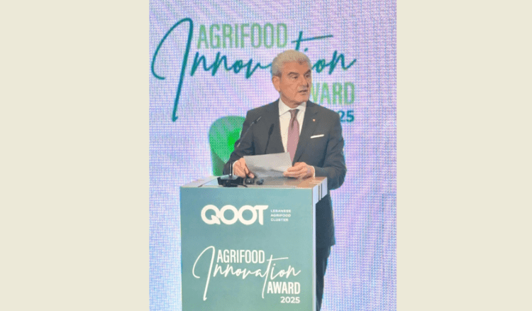 عيسى الخوري ممثّلاً رئيس الحكومة في توزيع جوائز ابتكار صناعة الغذاء