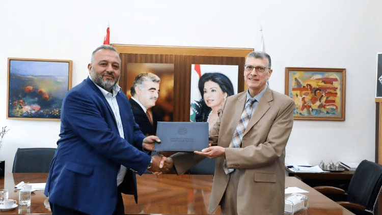 مذكرة تفاهم بين جامعة رفيق الحريري وشركة ITLS