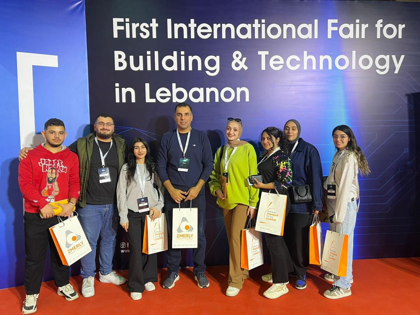 مشاركة طلاب كلية العمارة والتصميم بالتعاون مع Lebanon GBC في الإكسبو الدولي بمعرض رشيد كرامي